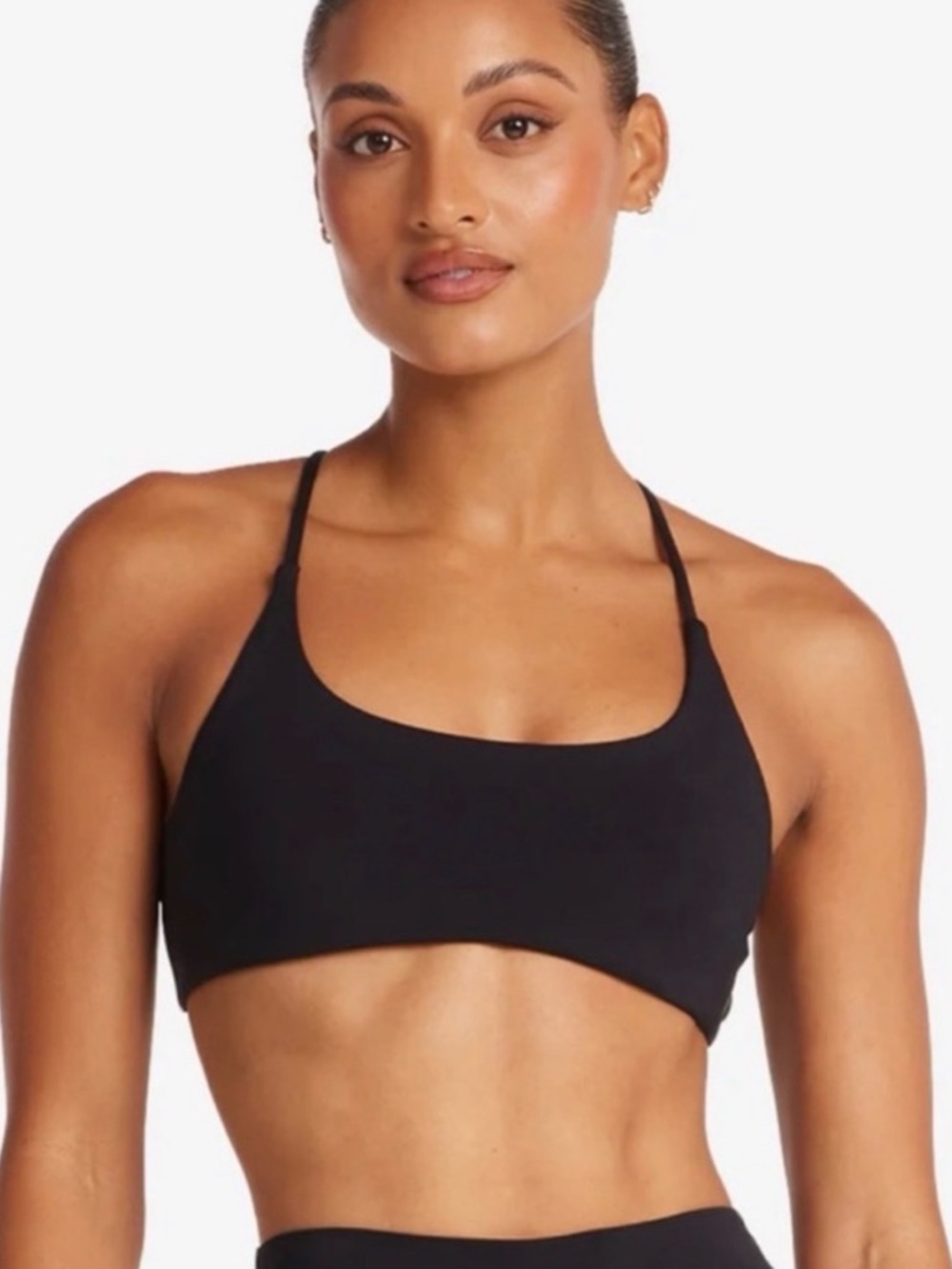 CSB Serenity Lexi Crop Bra in Black